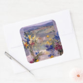 Sticker Carré Floral toscan (Enveloppe)