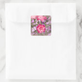 Sticker Carré Flore printanière (Sac)