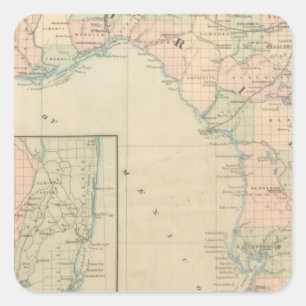 Sticker Carré Floride 2