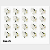 Sticker Carré Flower Magnolia (Feuille)