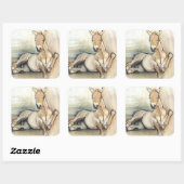 Sticker Carré Foal 2012 (Feuille)