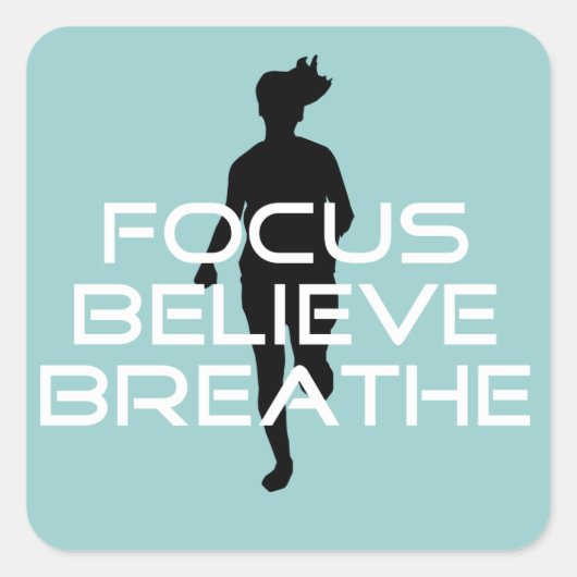 Sticker Carré Focu Believe Breathe (Devant)