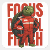 Sticker Carré Focus. Control. Finish (Devant)
