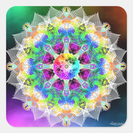 Sticker Carré Focus et Créer (Devant)