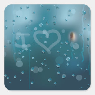 Sticker Carré Fog of Love