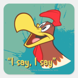 Sticker Carré Foghorn en levant les yeux