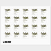 Sticker Carré Foi (Feuille)