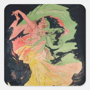 Sticker Carré Folies Bergeres : Loie Fuller, France