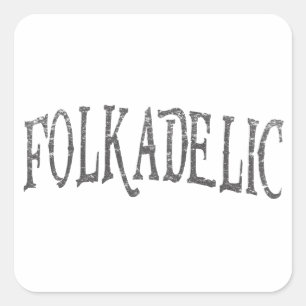 Sticker Carré Folkadélique