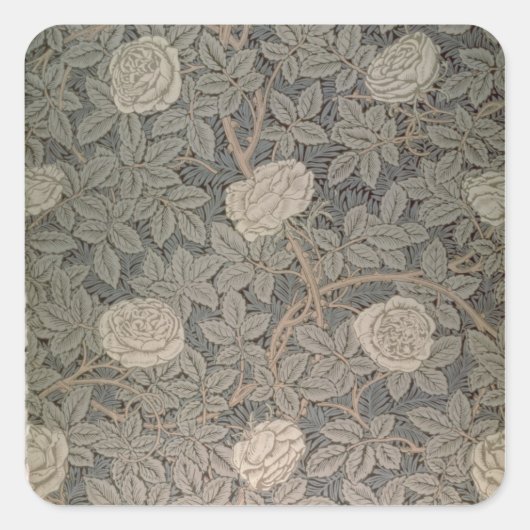 Sticker Carré Fond d'écran 'Rose-90' (Devant)