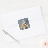 Sticker Carré Fontaine de vin en forme (Enveloppe)