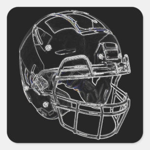 Sticker Carré Football