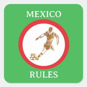 STICKER CARRÉ FOOTBALL