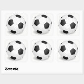 Sticker Carré Football (Feuille)