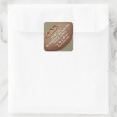 Sticker Carré Football vintage (Sac)