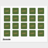 Sticker Carré Force de l'armée (Feuille)