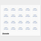 Sticker Carré Force Tranquille (Feuille)