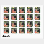 Sticker Carré Forest Friends (Feuille)