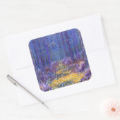 Sticker Carré Forêt bleue 2012 (Enveloppe)