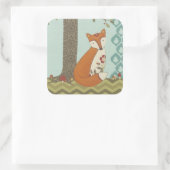 Sticker Carré Forêt Whimsy III (Sac)