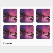 Sticker Carré Forth Rail Bridge | Scotland (Feuille)