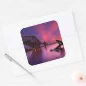Sticker Carré Forth Rail Bridge | Scotland (Enveloppe)