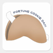 Sticker Carré Fortune Cookie Day (Devant)