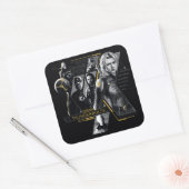 Sticker Carré Foudroyants* | Graphisme de groupe (Enveloppe)