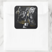 Sticker Carré Foudroyants* | Graphisme de groupe (Sac)