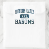 Sticker Carré Fountain Valley Barons Athlétisme (Sac)
