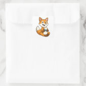 Sticker Carré Fox à jouer avec contrôleur (Sac)