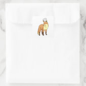 Sticker Carré Fox as Cook (Sac)