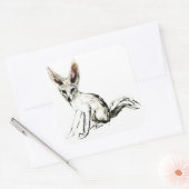 Sticker Carré Foxy (Enveloppe)
