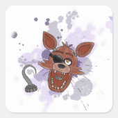 Sticker Carré Foxy fnaf (Devant)