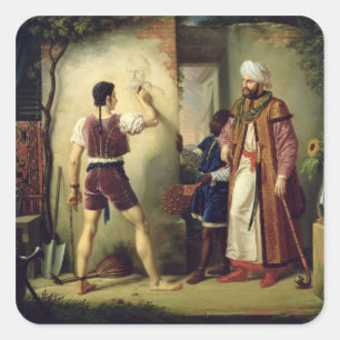 Sticker Carré Fra Filippo Lippi 1819