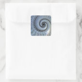 Sticker Carré Fractal Spiral Elegance (Sac)