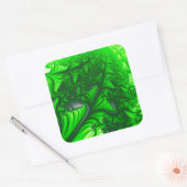 Sticker Carré fractale de la jungle (Enveloppe)
