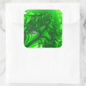 Sticker Carré fractale de la jungle (Sac)