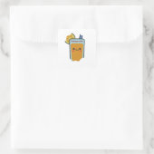 Sticker Carré Fraîcheur d'été (Sac)