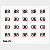 Sticker Carré Frais pour '88 (Feuille)