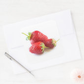 Sticker Carré Fraises (Enveloppe)