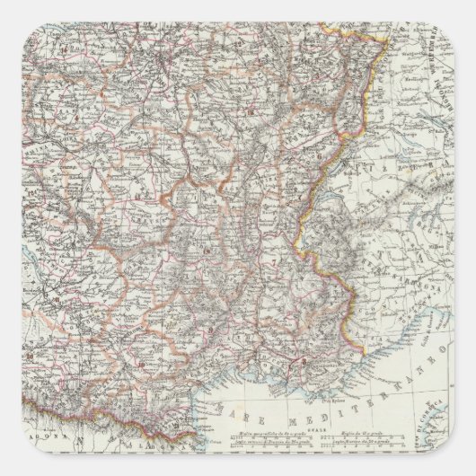 Sticker Carré France 10 (Devant)