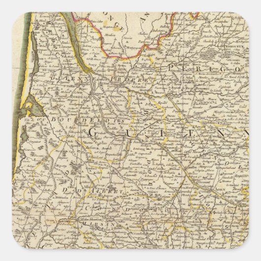 Sticker Carré France 20 (Devant)