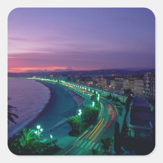 Sticker Carré France, Nice. (Devant)