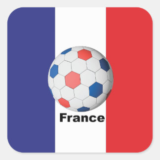 Sticker Carré France Soccer