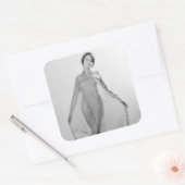 Sticker Carré Francesca a Bella Ragazza, Belle fille italienne (Enveloppe)