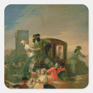 Sticker Carré Francisco Jose de Goya y Lucientes La Poterie V