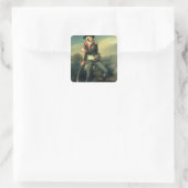 Sticker Carré Francois Athanese Charette de Contrie 1819 (Sac)