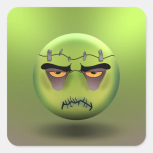 Sticker Carré Frankenmoji