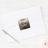 Sticker Carré Frankenmoji Vintage (Enveloppe)